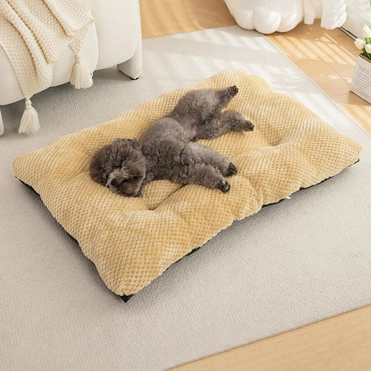 Calming Plush Haven Luxe Pet Bed