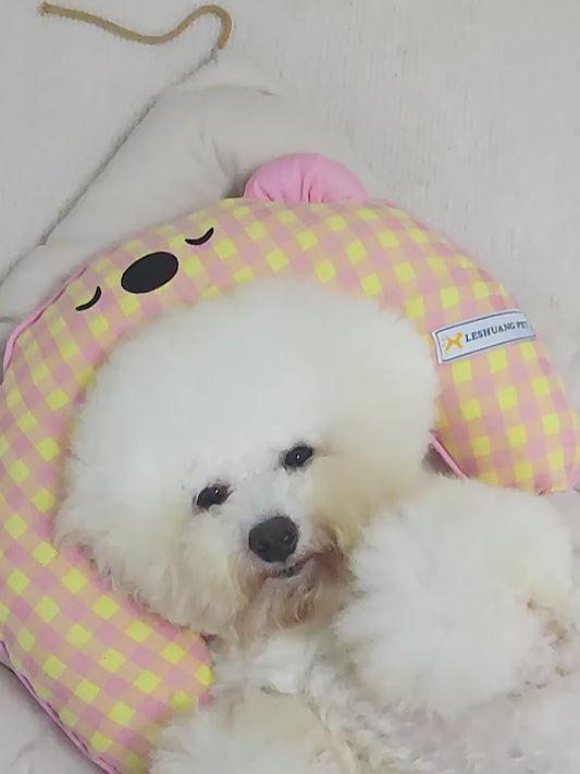 Cozy Checkered Pet Pillow