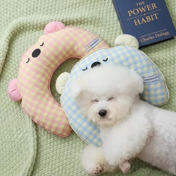 Cozy Checkered Pet Pillow