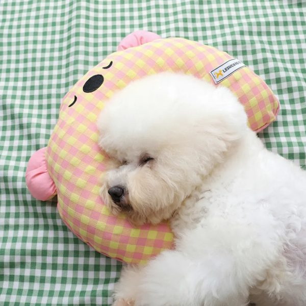 Cozy Checkered Pet Pillow